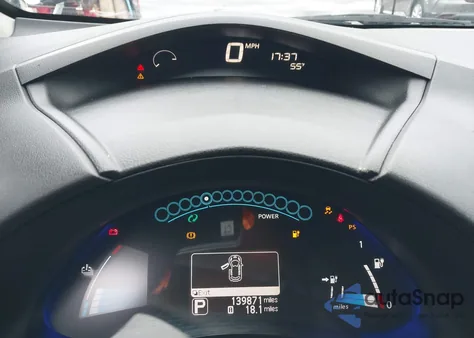 2017 Nissan Leaf S z USA, uszkodzony, nr VIN 1N4BZ0CP1HC309791